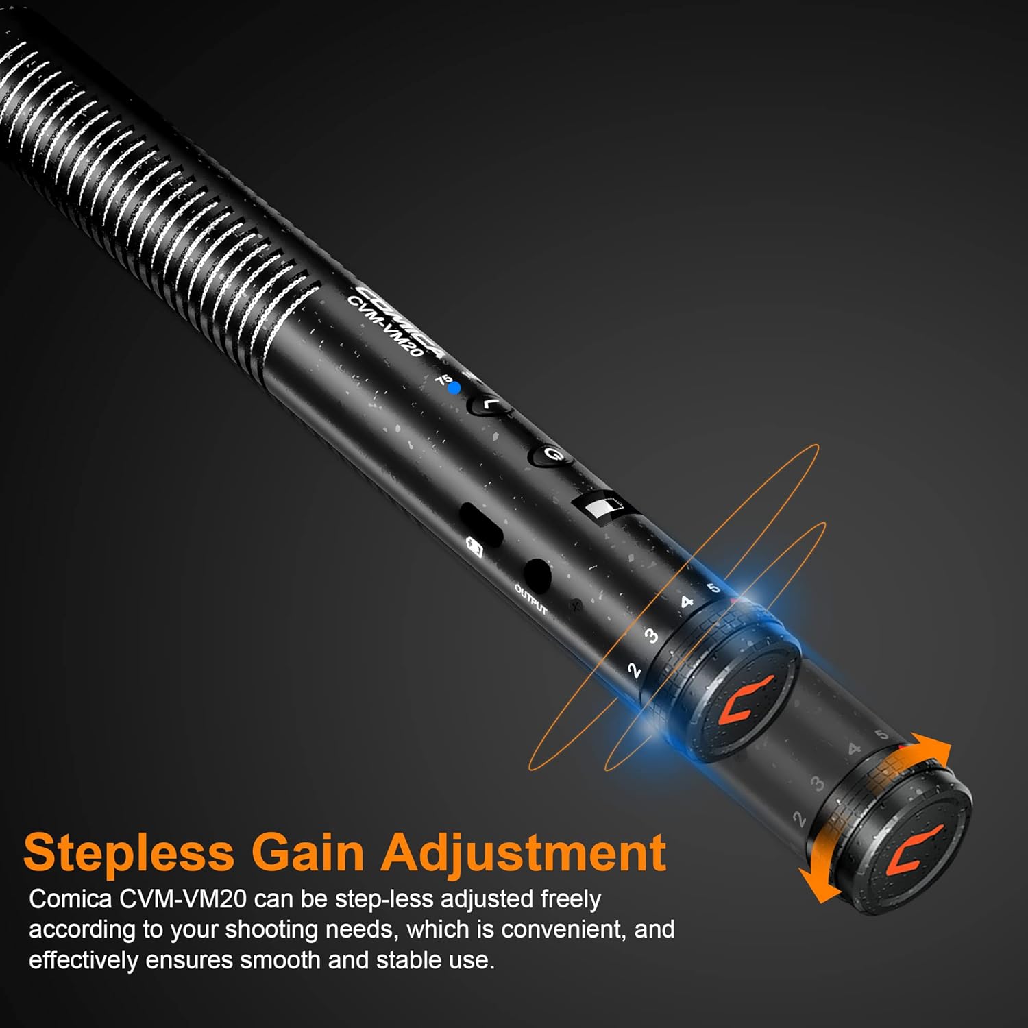 COMICA VM20 Shotgun Microphone, Professional Super Cardioid Video Mic with Shock Mount, Camera Microphone Kit for Smartphone/DSLR Camera/Camcorder, Perfect for Interview, Video Shooting, Vlog